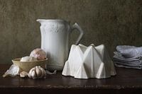 Still life: kitchen scene in white
