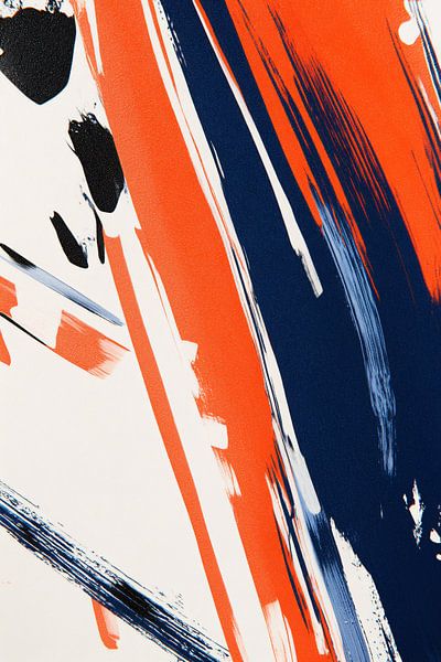 Abstract art with dynamic stripes by Imperial Art House