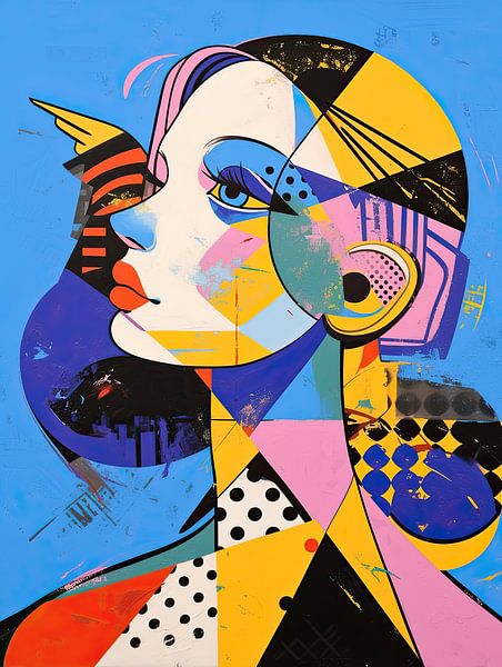 Frau der Farbe von OMG Art