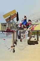 Collage Grèce Jours fériés Acropolis Péloponnèse