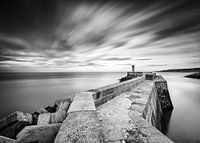 Haven Port-en-Bessin.  Normandië