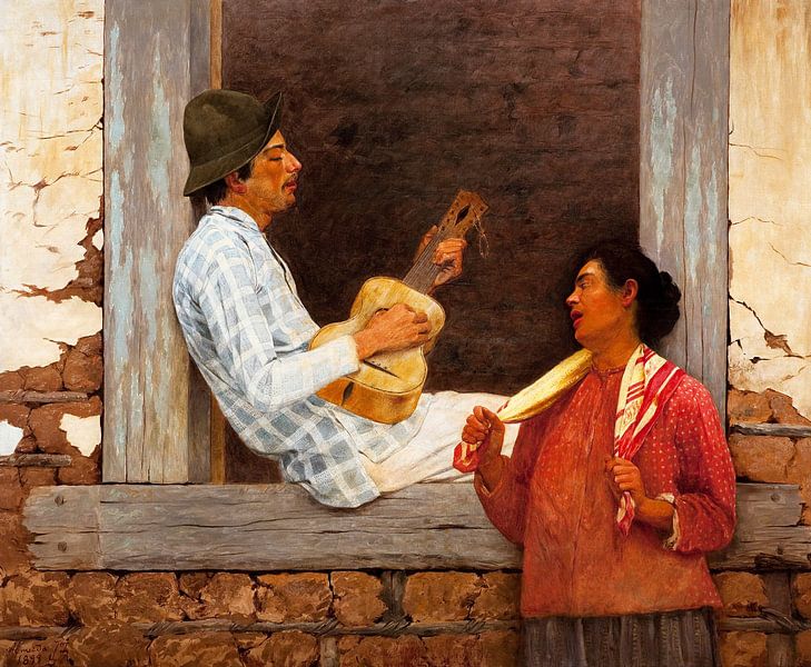 Der Gitarrist, José Ferraz de Almeida Júnior von The Masters