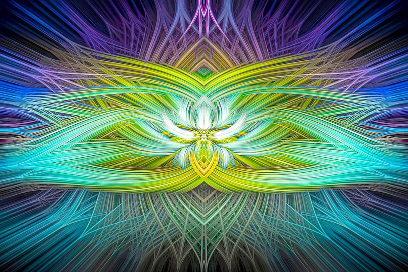 Lichteffekt mit viel Farbe von Els F.