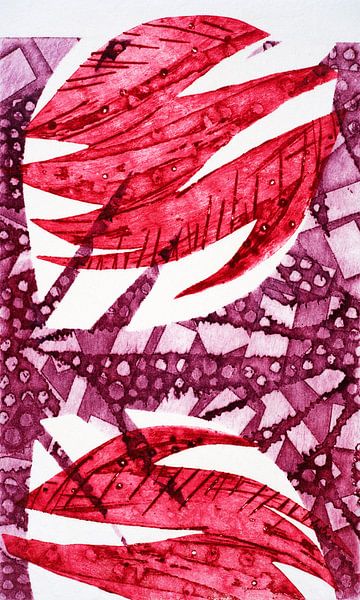 L'origine d'une tulipe par Godelieve Abstracte Kunst