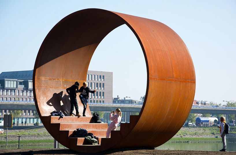 Katendrecht, Kunstwerk neue Wohnsiedlung von Peter Hofwegen