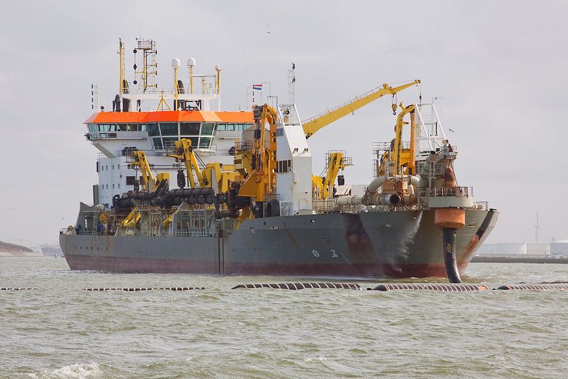 Drague suceuse à benne traînante Boskalis par Guido Akster