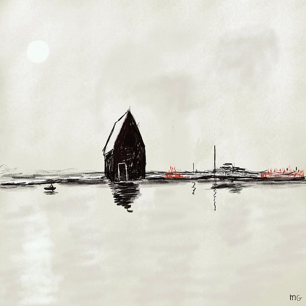 Der Ruderer von Martin Groenhout