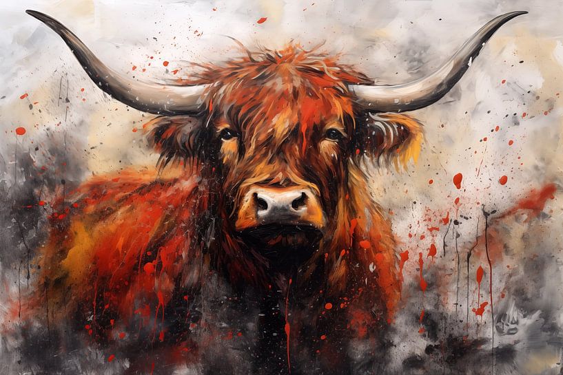 Schotse hooglander van Bert Nijholt