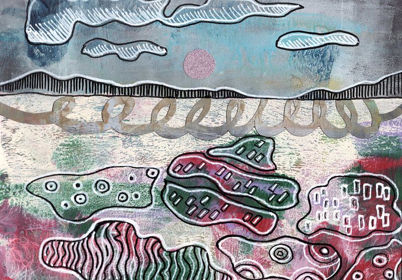 ursprüngliche Jahreszeiten Landschaft von Ariadna de Raadt-Goldberg