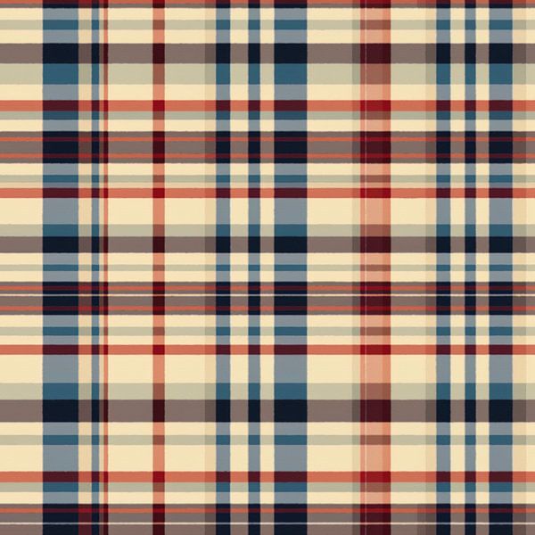 Plaid Vintage # XXXI par Whale & Sons