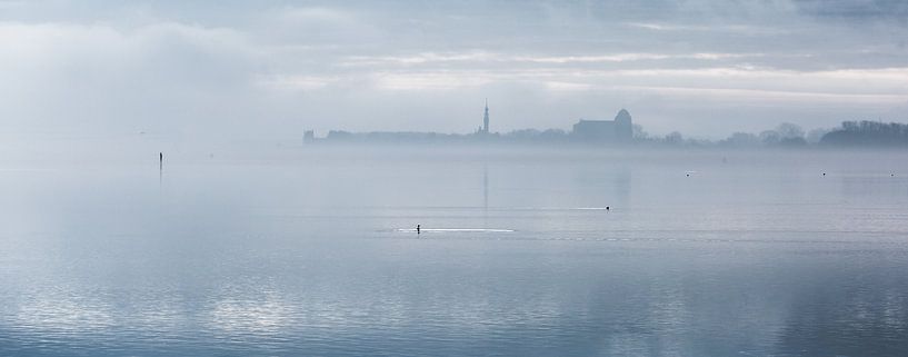 mist boven het Veerse Meer by wim harwig