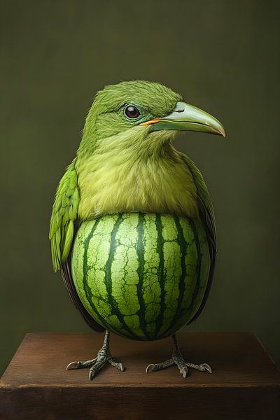 Melon bird by But First Framing