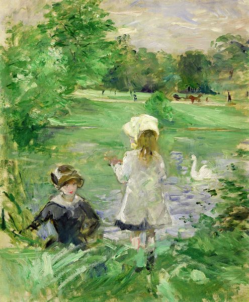 Berthe Morisot,An einem See von finemasterpiece