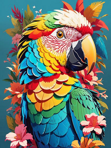 Papagei IV von ArtDesign by KBK