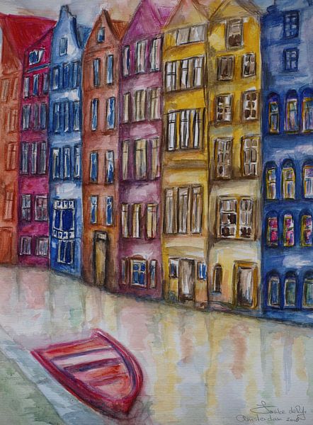 Canal houses. by Ineke de Rijk