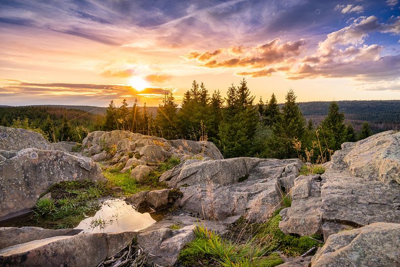 Tolle Aussicht von Sonnenberg im Harz von Steffen Henze