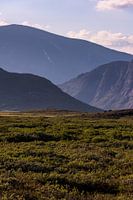 Bergstapel in Jotunheimen, Noorwegen - kleur