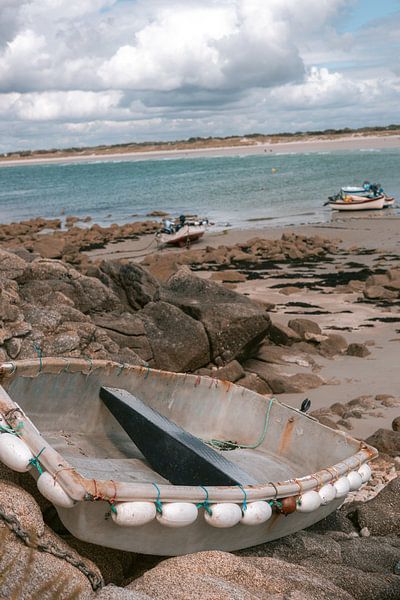Bateau en Bretagne | Tirage photo Côte atlantique France | Europe photographie de voyage par HelloHappylife