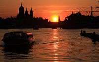 Zonsondergang Amsterdam