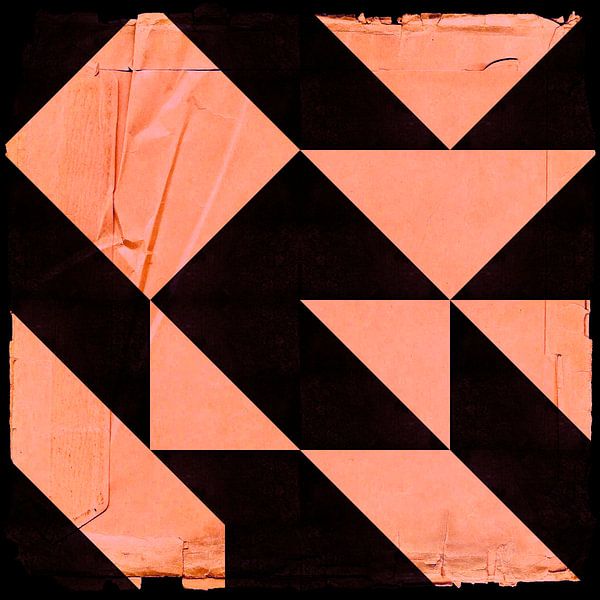 Skandinavien Abstrakt Collage von Mad Dog Art