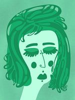 Green woman
