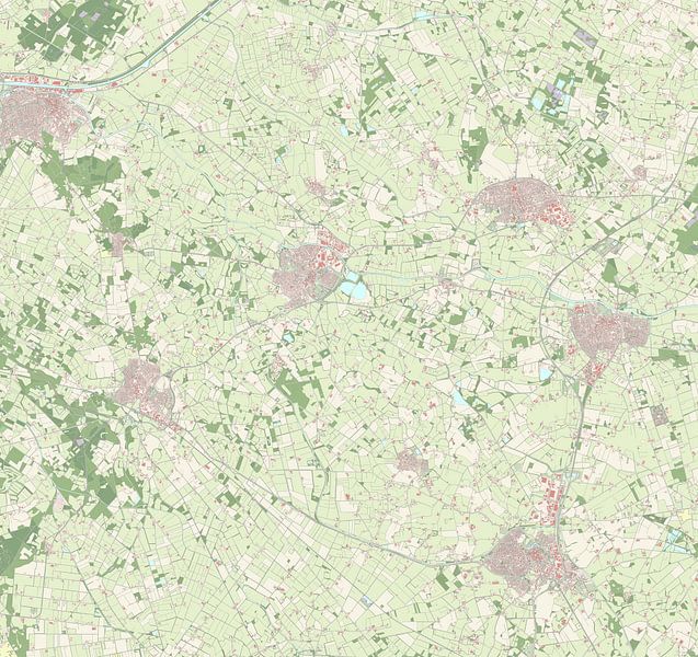 Carte de Berkelland par Rebel Ontwerp