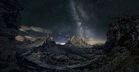 La voie lactée dans les Dolomites