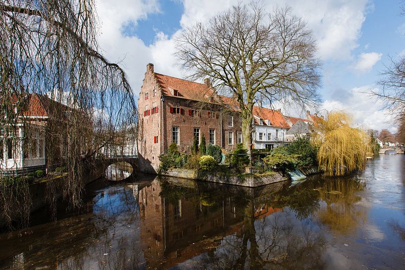 Zuidsingel with view of the Muurhuizen in Amersfoort by Martin Stevens