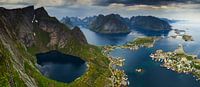 Blick über Reine, Lofoten Inseln