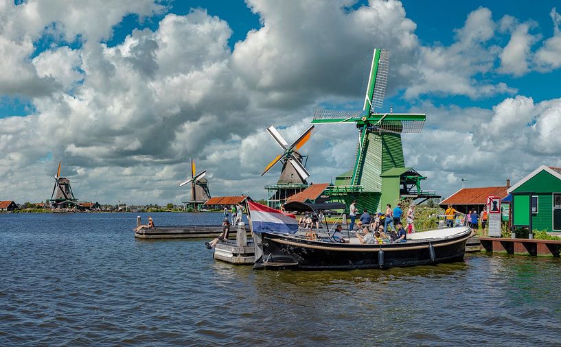 Mühlen an der Zaan, Zaanse Schans von Rene van der Meer