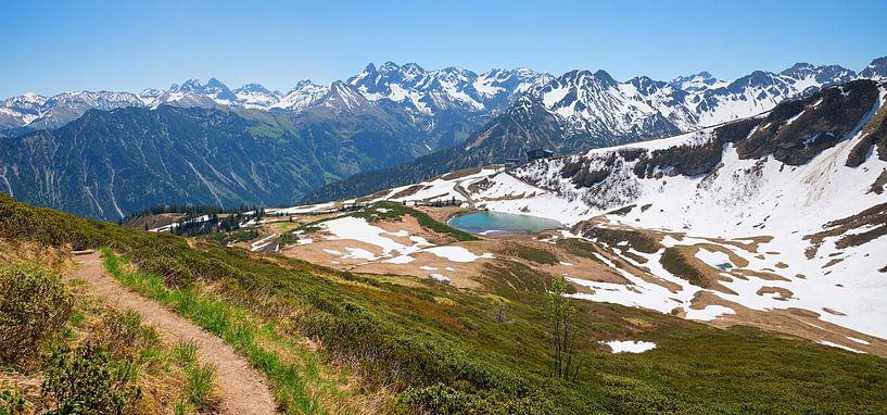 Wanderweg Schlappoldsee, am Fellhorn, Allgäuer Alpen von SusaZoom
