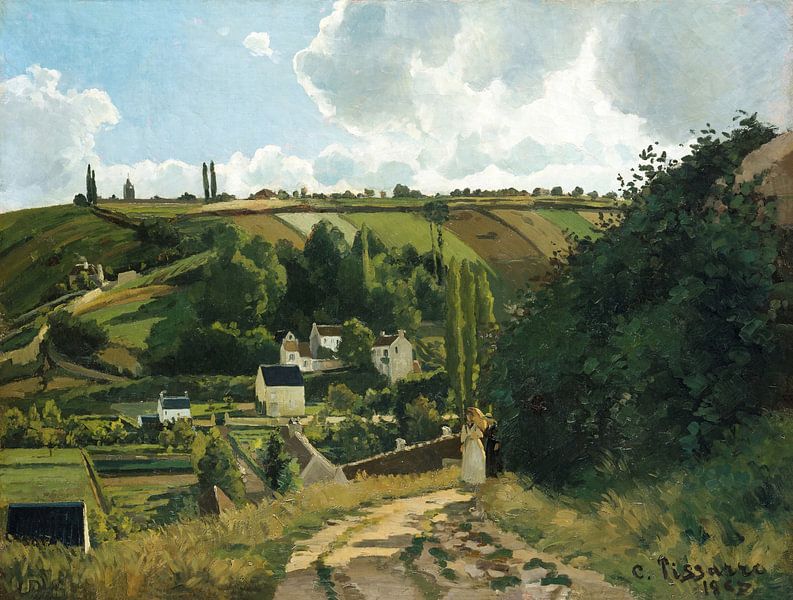 Jalais Hill, Pontoise, Camille Pissarro von Meisterhafte Meister