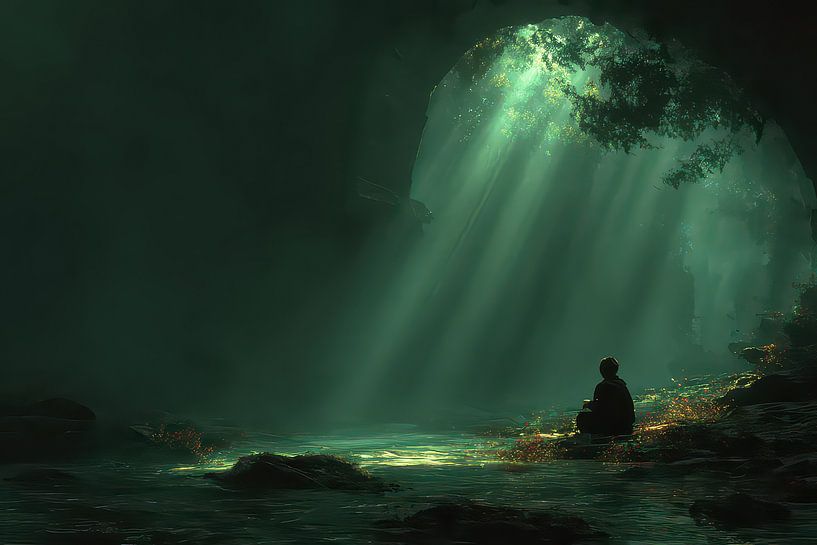 minimalisme l'homme dans la nature par Egon Zitter