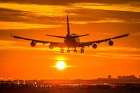 Martinair 747 freighter lands at Schiphol airport