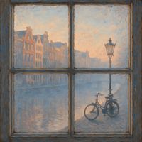 Morgenlicht auf dem Kanal