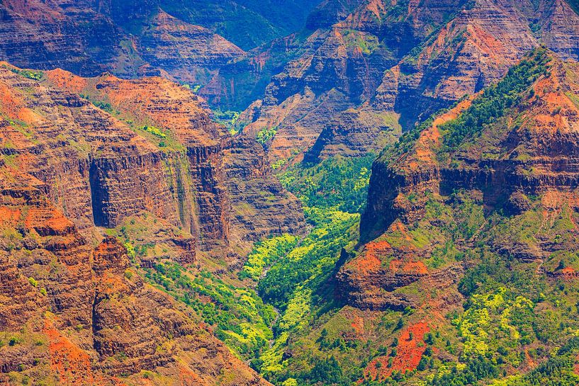 Waimea-Schlucht - Kauai, Hawaii von Henk Meijer Photography