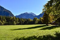 Wunderschöne Herbstlandschaft auf der Halbinsel Hirschau am Königssee