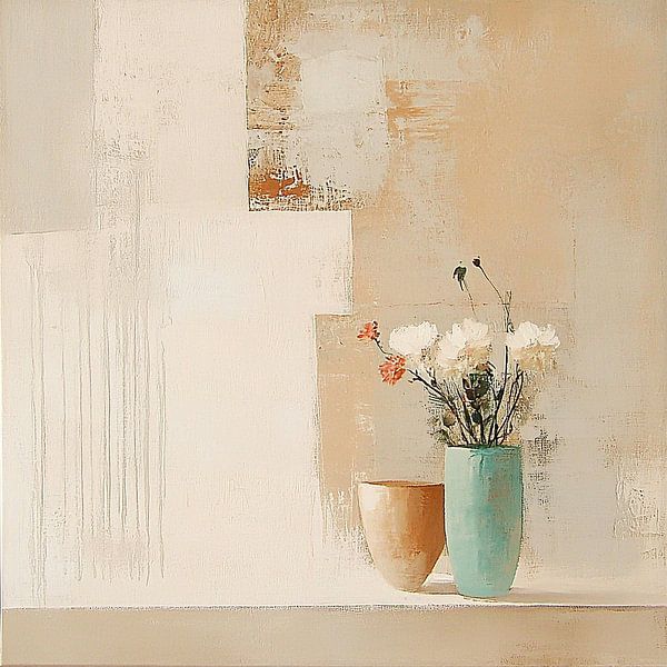 Blumenvase | Quiet Floral Elegance von Zen und Mehr