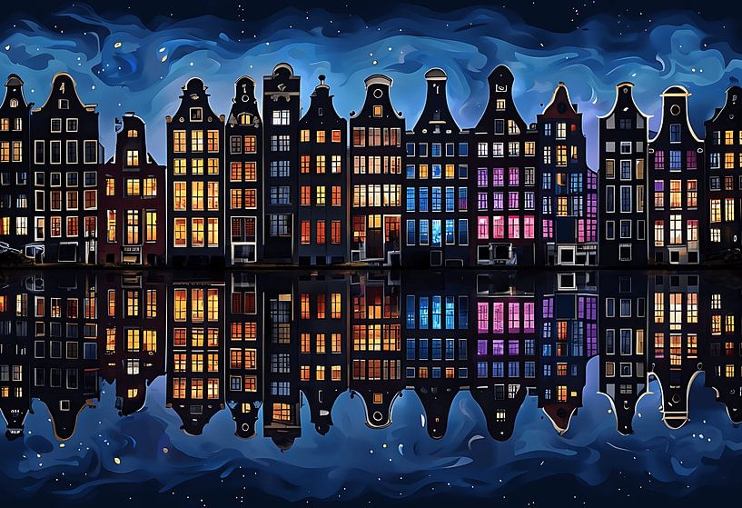 La lueur douillette Une nuit de peinture dans une ville européenne par Abdelaziz Elachaary