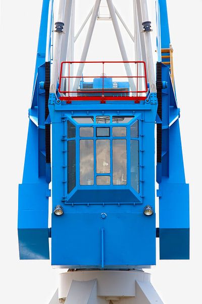 Blau Hafenkran von Jan Brons