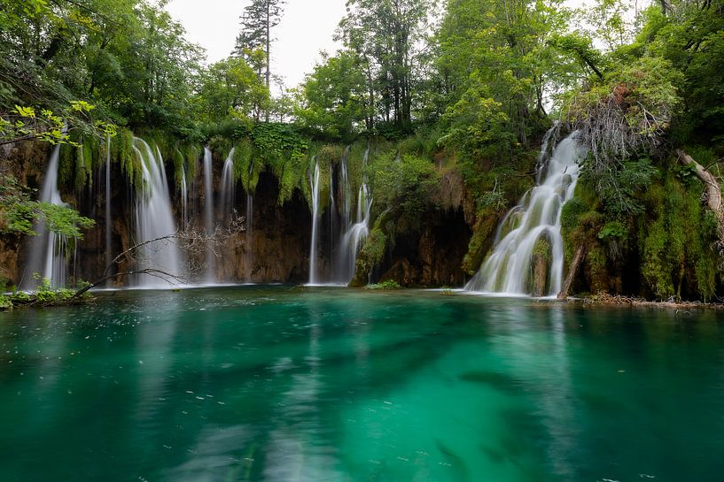 Enchanting Waterfalls: Serene Beauty at Plitvice Lakes by Jeroen de Weerd