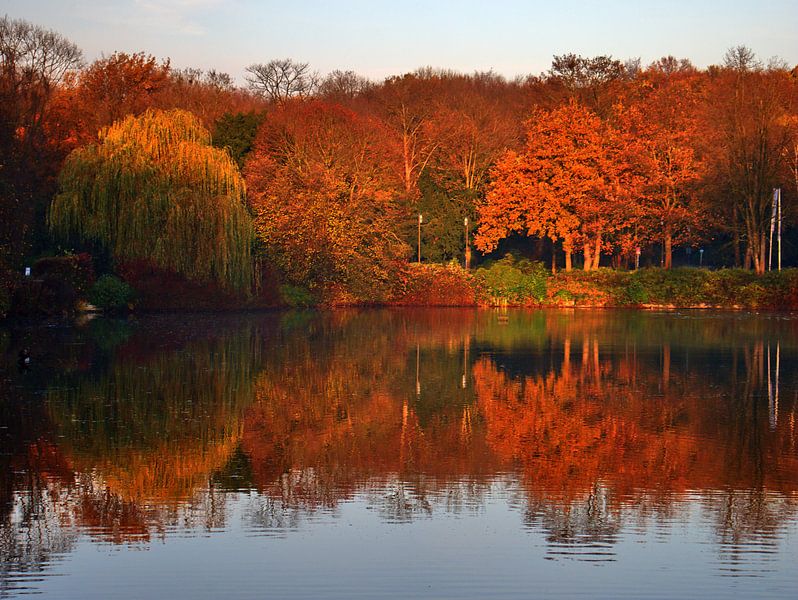 Herbst am See von Edgar Schermaul
