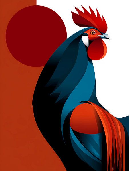 Rooster - Stilvolle Tiersilhouetten-Kollektion, von Ariadna de Raadt-Goldberg