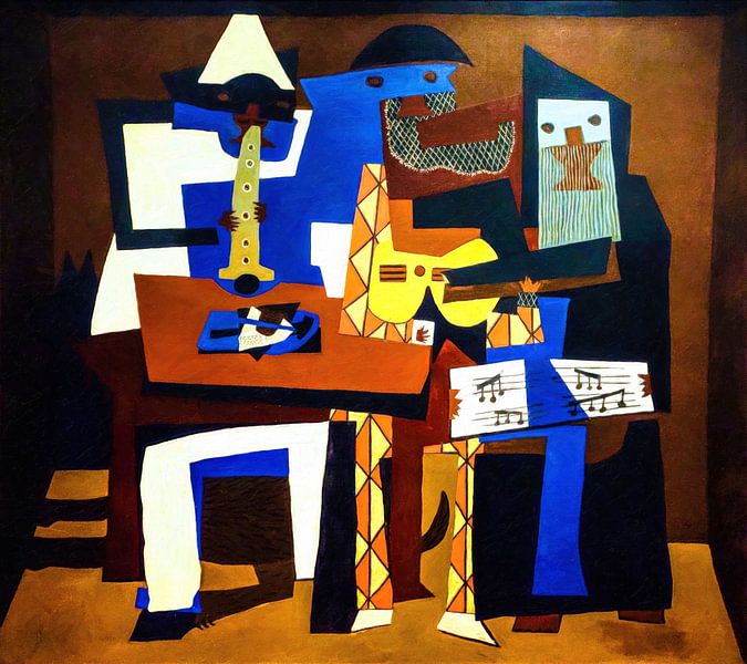 Drei Musikanten (Pablo Picasso) von Art Market