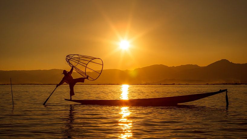 The fishermen of Inle Lake in Myanmar by Roland Brack