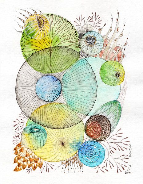 Meerestiere Nr. 1 von Natascha Eigenhuis