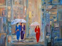 Stadswandeling in de herfst