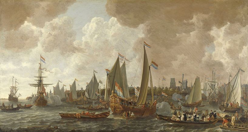 Die Ankunft von König Karl II. von England in Rotterdam, 24. Mai 1660 von Rebel Ontwerp