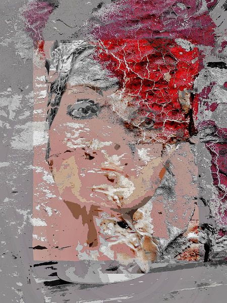 The woman with the red hat von Gabi Hampe