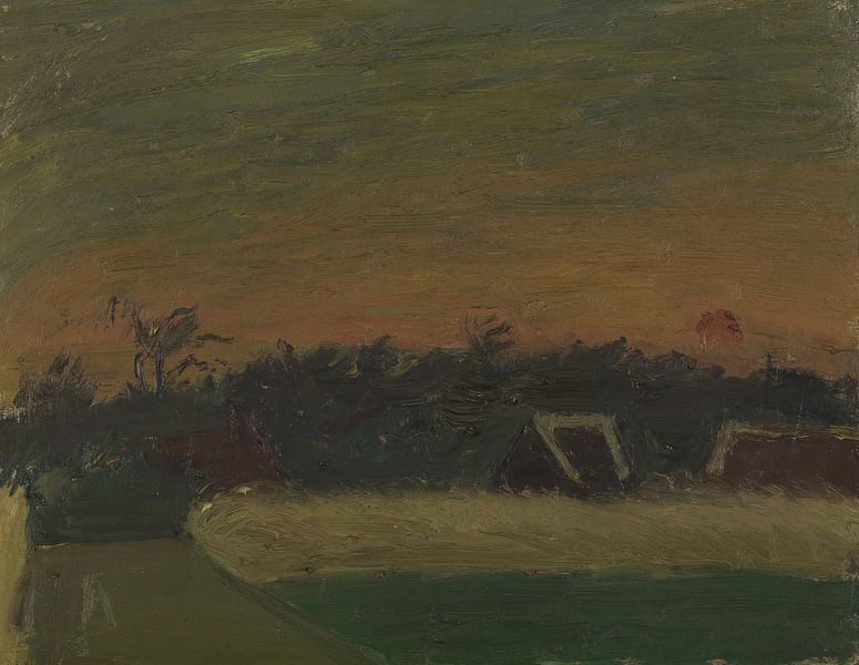 Sunset, Gustave De Smet, 1942 by Atelier Liesjes